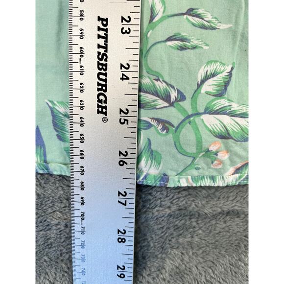 Men’s Denim & Flower Ricky Singh Medium Tropical Leaf Print Short-Sleeve Shirt - Picture 9 of 10